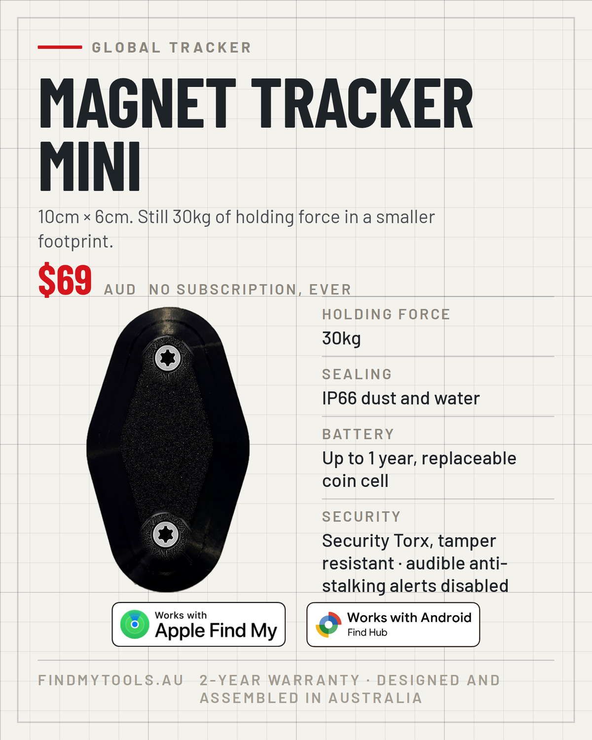 MotoMag Tracker hidden motorbike and dirt bike tracker